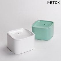 펫톡 파스텔 정수기, 그린, 스퀘어