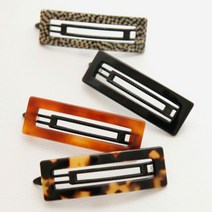 바이데이지 프랑스 직사각 도넛 옆머리 포인트핀 Bh0824