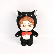 무속성 속성 솜 인형 KPOP IDOL 아이돌 케이팝 인형옷 액세서리 20cm 엑소 백현 찬열 시우민 수호 세훈 카이 d.o.chen 봉제 인형 인형 옷 의상 점프 슈트 잠옷, 협력사