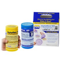 Vyta Flex 60 (0.9kg) - 고경도 연질 우레탄 고무(경도 60) 콘크리트 몰드 제작용