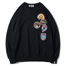 BAPE 베이프 갤럭시 자수로고 맨투맨 긴팔티셔츠