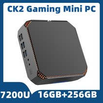 미니PC 컴퓨터 초미니 초소형 산업용 피씨 CK2 인텔 코어 7th i5-7200U Win 10/11 게임 미니 PC 16GB DDR4 128GB 256GB NVME SSD WIF, [01] i5-7200U, [02] AU, [02] 8GB 256GB