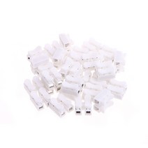 30 PCS 2 핀 전기 케이블 커넥터 CH2 빠른 스플 라이스 잠금 와이어 터미널, 하얀색