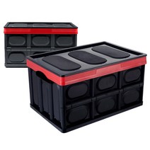 차량용 가정용 접이식 폴딩 뚜껑 트렁크 정리함 쌓아올리는 리빙박스