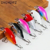 찌낚시대 미노우 미끼 3D 눈 6cm 8g 저수지송어대 참돔대 바다릴대 방파제대, C