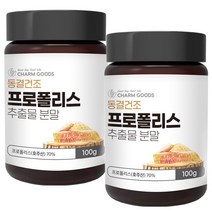 동결건조 프로폴리스 추출분말 100g 2통, 기타, 기타
