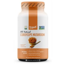 Fresh Nutrition 버섯 추출 동충하초 Cordyceps 해외, 1개