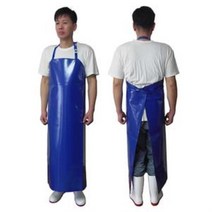 앞치마 정육점 대 작업 업소 양면코팅 주방 방수 우레탄 음식점 용, 분홍색