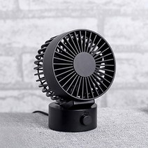 일루오슈 탁상용 usb 선풍기 써큘레이터, 블랙, windmon02
