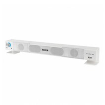 앱코 TV PC방 모니터 사운드 바 스피커 3.5mm 헤드셋 마이크 지원 HACKER S1200 화이트