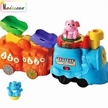 SBAKN 브이텍 쥬미쥬즈 동물기차 학습장난감 집에서할수있는놀이