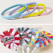 튼튼한 도톰 기본 헤어 밴드 컬러 머리끈 세트 헤어 밴드 머리 고무줄 끈 악세 사리 유아 두꺼운 팔찌