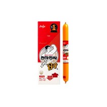 JJ 진주 천하장사 오리지날 소시지 빅 700g 10개입 x2개 상온 멸균 체다치즈 DHA EPA 발색제 보존료 2무, JJ 진주햄 진주 천하장사 오리지