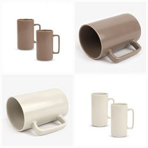 국산 그린들리 도자기 손잡이 롱머그 1P 2P세트 영국 앤틱 빈티지 프리미엄 테이블 웨어, 브라운, 롱머그1p