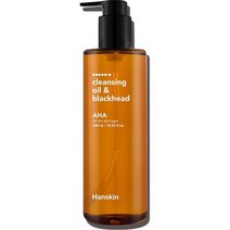 한스킨 클렌징오일 앤 블랙헤드 AHA, 300ml, 3개