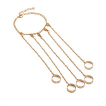 펑크 기하학적 실버 컬러 반지 십대용 체인 매력적인 힙합 여성 손가락 패션 세트 쥬얼리