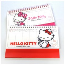 헬로키티 스탠딩 스케쥴러 위클리 플래너 스케줄러 2권세트, 셋트