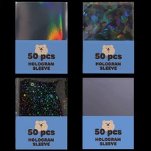 홀로그램 슬리브 OPP 탑로더 포켓몬 카드 슬리브 포카 포토카드 파샤코레 앙스타, 57x89mm, 리틀스타, 100매