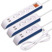 하이탭 국산 USB 안전 개별 스위치 고용량 멀티탭 (2구 3구 4구 5구 6구), 하이탭  USB 일반멀티탭, 3m