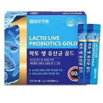 일양약품 락토 생 유산균 골드 프로바이오틱스 유산균 40억마리 30포 1개월분