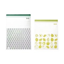 이케아 ISTAD 이스타드 지퍼백 대형 30장위생팩밀폐비닐보관백음식보관주방용품, 패턴/그린_005.256.87