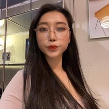 여자 블루라이트 차단 안경 가벼운 패션 연예인 뿔테