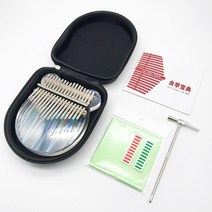 칼림바 Kalimba 17 키 레인보우 아크릴 썸 피아노 스타터 클리어 핑거 튠, 17 키 미키