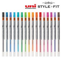 유니 시그노 스타일핏트 젤잉크 리필심 UMR-109 0.38mm, 2개입, 그린