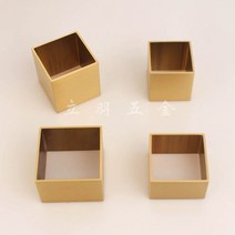 북유럽 가구 다리 호두나무 식탁의자 순동백발싸개 북유럽 원목가구 소파 사각형 황동 철물보호발싸개, 14 길이45와이드45높음45두꺼움1.5