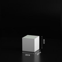 디스플레이박스 우드 화이트 전시 플랫폼 사각기둥 쥬얼리 옷가게 라운지 포토존 스탠드, C. 30x30x40