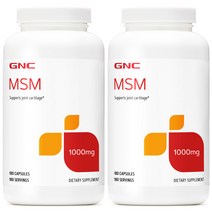 1+1 GNC MSM 1000mg 180캡슐, 2개
