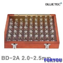 Foryou21250 블루텍 핀 게이지 세트 2.5mm 1개 기타 계측기 측정공구