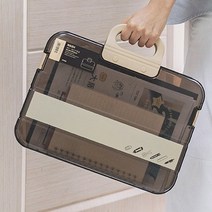 시나몬샵 휴대용 서류보관케이스 1개, 화이트