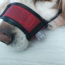 펫트하우스 강아지입마개 찍찍이 벨크로 입마개 순해보이는입마개 진돗개입마개, XL(주문제작 3000원), 카키색