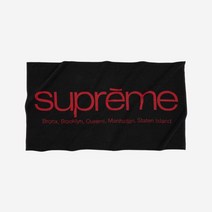 [정품] 슈프림 파이브 버로우스 타월 블랙 - Supreme Five Boroughs Towel Black 1062156
