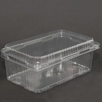 투명 사각 플라스틱 과일 포장용기 DA-713 자두1.2kg 250개