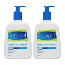 세타필 젠틀 스킨 페이스 바디클렌저 Cetaphil Gentle Skin Cleanser for Face & Body, 2개, 500ml