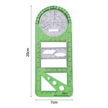 라운드 센터 투명 아크릴 파인더 크리에이티브 선반 작업 나침반 원형 게이지 가공 도구 목재 터닝 드로잉, CHINA, 7x20cm 4, 08 7x20cm