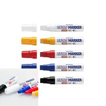 문화 점보 페인트마카 15MM 글라스펜 아크릴마카 페인트브러쉬, 파랑, 기본