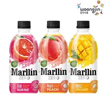 웅진식품 자연은 더말린 제로 자몽/복숭아/애플망고 500ml 6펫, 자몽 6펫