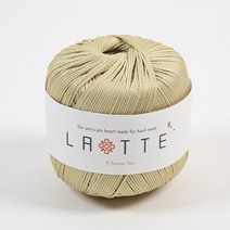 [앵콜스] (10+1) 라떼 LATTE 여름 코바늘 모자 가방 뜨개실, 31 골드베이지(낱개)