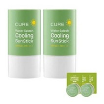 김정문알로에 큐어 쿨링 선스틱 SPF50+ PA++++ 23g x 2p + 체험키트, 5세트