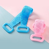 타올 등밀이 셀프 실리콘 목욕 타월, 2-실리콘등밀이-블루