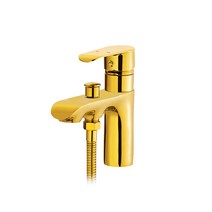 KJ4010B 원홀 겸용 샤워 수전 골드, 1개