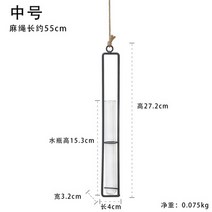 꽃병 생화 조화 화병 걸이식 유리 화분물철 아트수경 꽃병투명 테스트 방꾸미기 데코 소품, 02 M