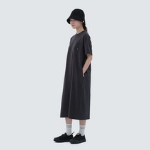 스노우피크 어패럴 클랜드 여성 하이브리드 롱원피스 Dark Charcoal S24MWDOP13
