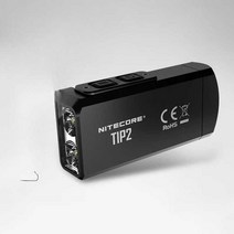 손전등 다용도 야외 TIP2 LED 미니 후레쉬 캠핑, TIP SE 키 라이트 블랙 x USB C
