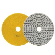 콘크리트폴리싱 5 인치 125mm 습식/건식 다이아몬드 연마 패드 화강암 대리석 돌 콘크리트 바닥 연마를위한 유연한 연삭 디스크, 03 100, 03 100