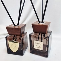 향기에반하다 디퓨저공병 클래식 사각 블랙 우드캡 디퓨저 유리 디퓨저용기, 클래식 사각 블랙 우드캡 디퓨저용기 대(180ml)