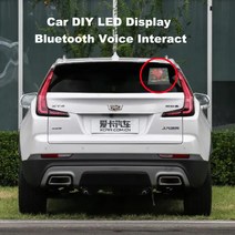 RFID 자동 LED 디스플레이 화면 인터랙티브 앱 블루투스 제어 GIF 프로그래밍 가능한 메시지 보드 이미지, 한개옵션0
